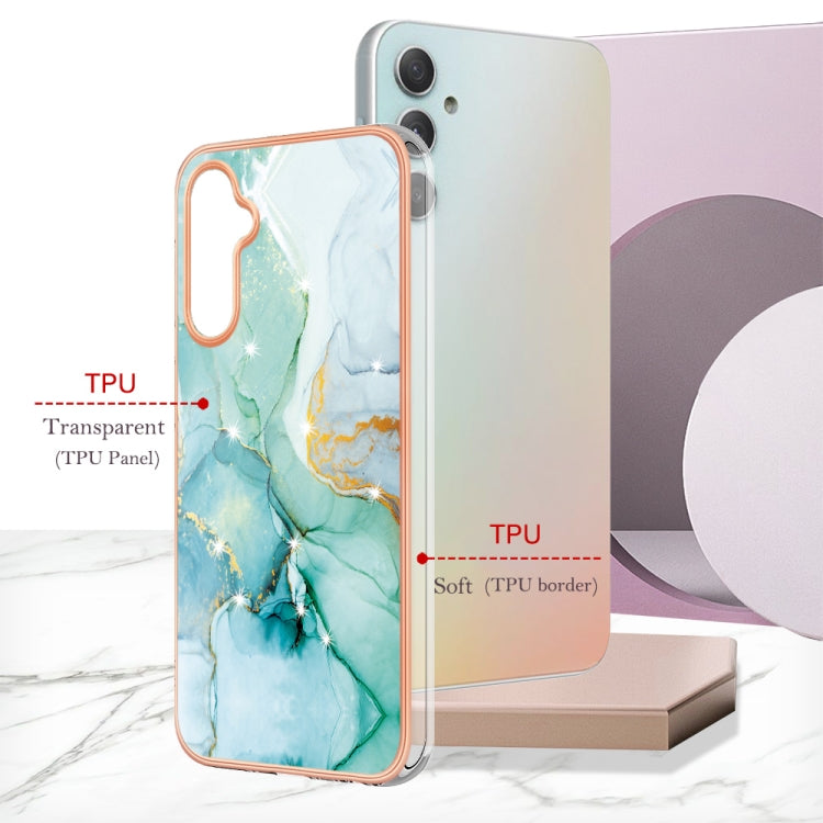 Electroplating Marble Dual-side IMD Phone Case for Samsung Galaxy A25 5G, showcasing its stylish design and durable materials.